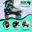 Patines ajustables para niños con ruedas iluminadas