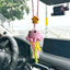 Porta espejo retrovisor tejido conejito bandera americana