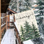 Bandera Navidad doble cara 28x40" exterior resistente