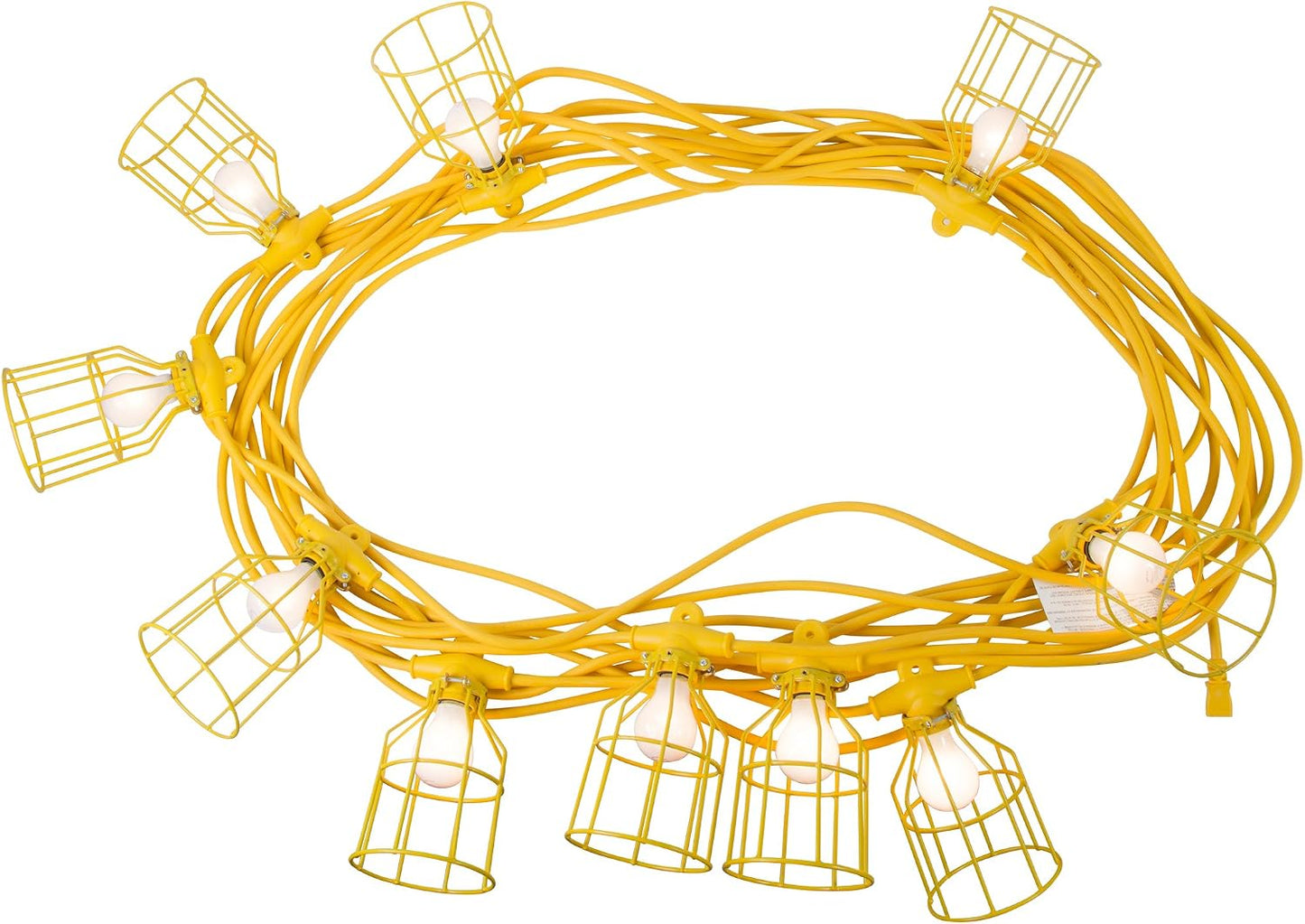 Cuerda luz temporal metal 10 luces 100ft 300V amarillo