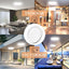 Lámpara techo empotrada LED 7" 12W 1200lm regulable 5000K