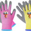 Guantes jardinería niños 3-5 años antideslizantes de goma