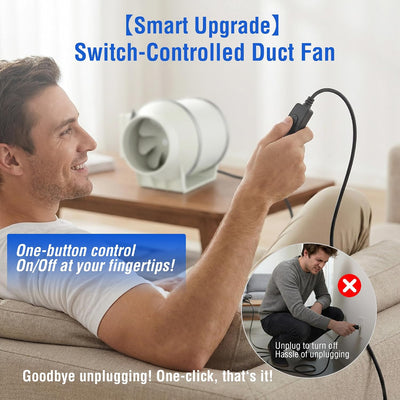 Ventilador conducto 4pulg silencioso para impresora 3D