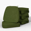 Cojines silla 17x16pulg 8 pzas antiderrap resistente agua