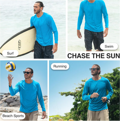 Playera Lycra Surf Manga Larga FPS 50 Hombre