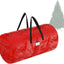 Bolsa almacenamiento árbol Navidad con cremallera 12" rojo