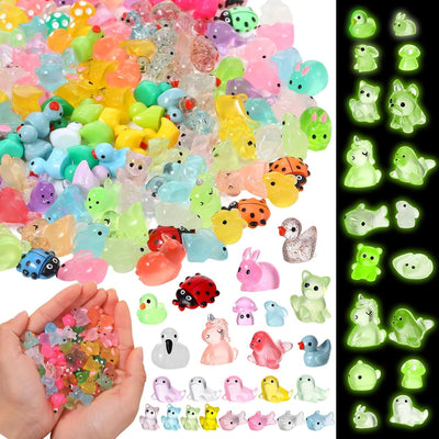 300 Pzas Animales Resina Luminosos para Miniaturas