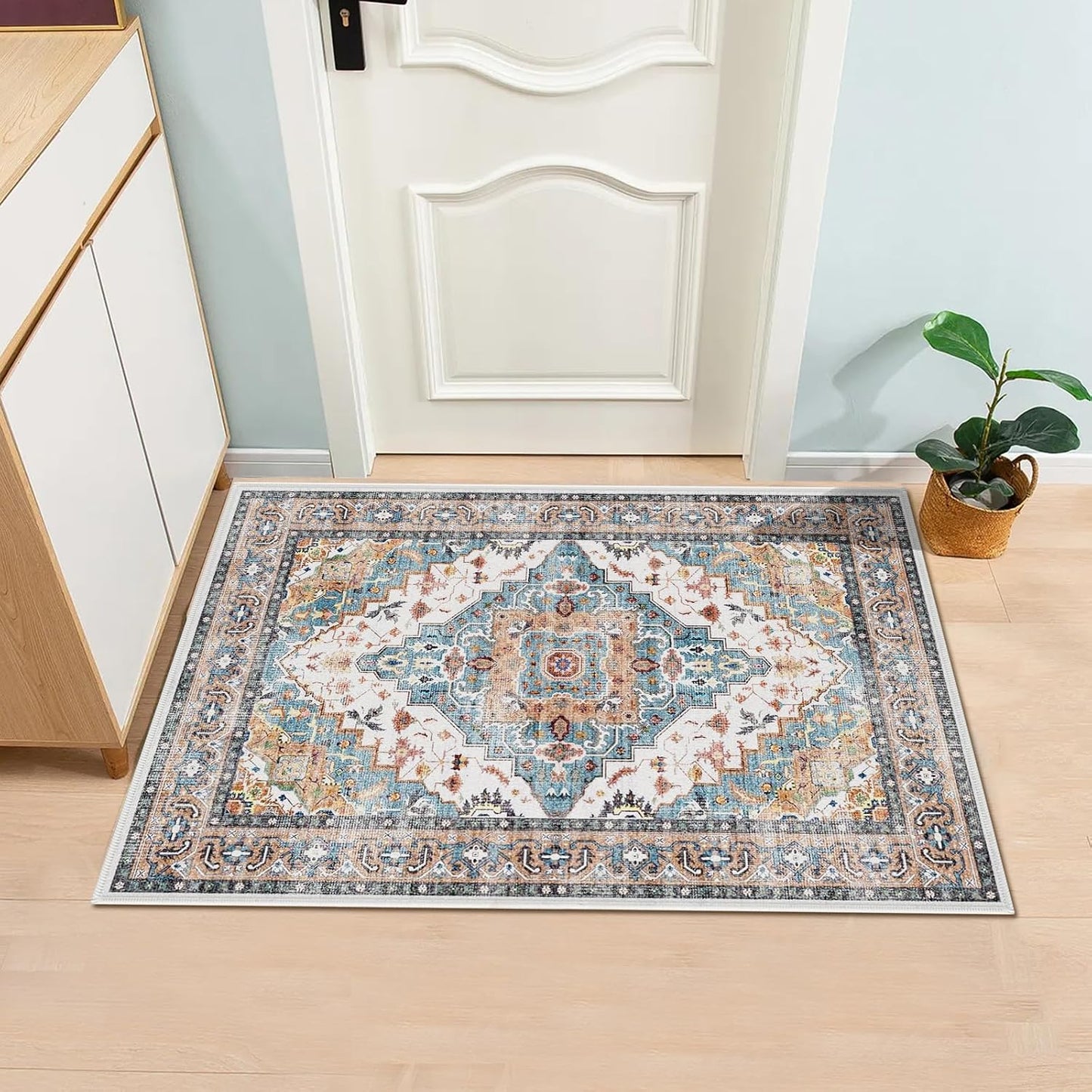 Alfombra antideslizante lavable 2x3 dormitorio