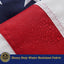 Bandera EE.UU. 6x10ft estrellas bordadas rayas cosidas