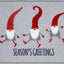 Alfombra baño suave absorbente navidad gnomes walk