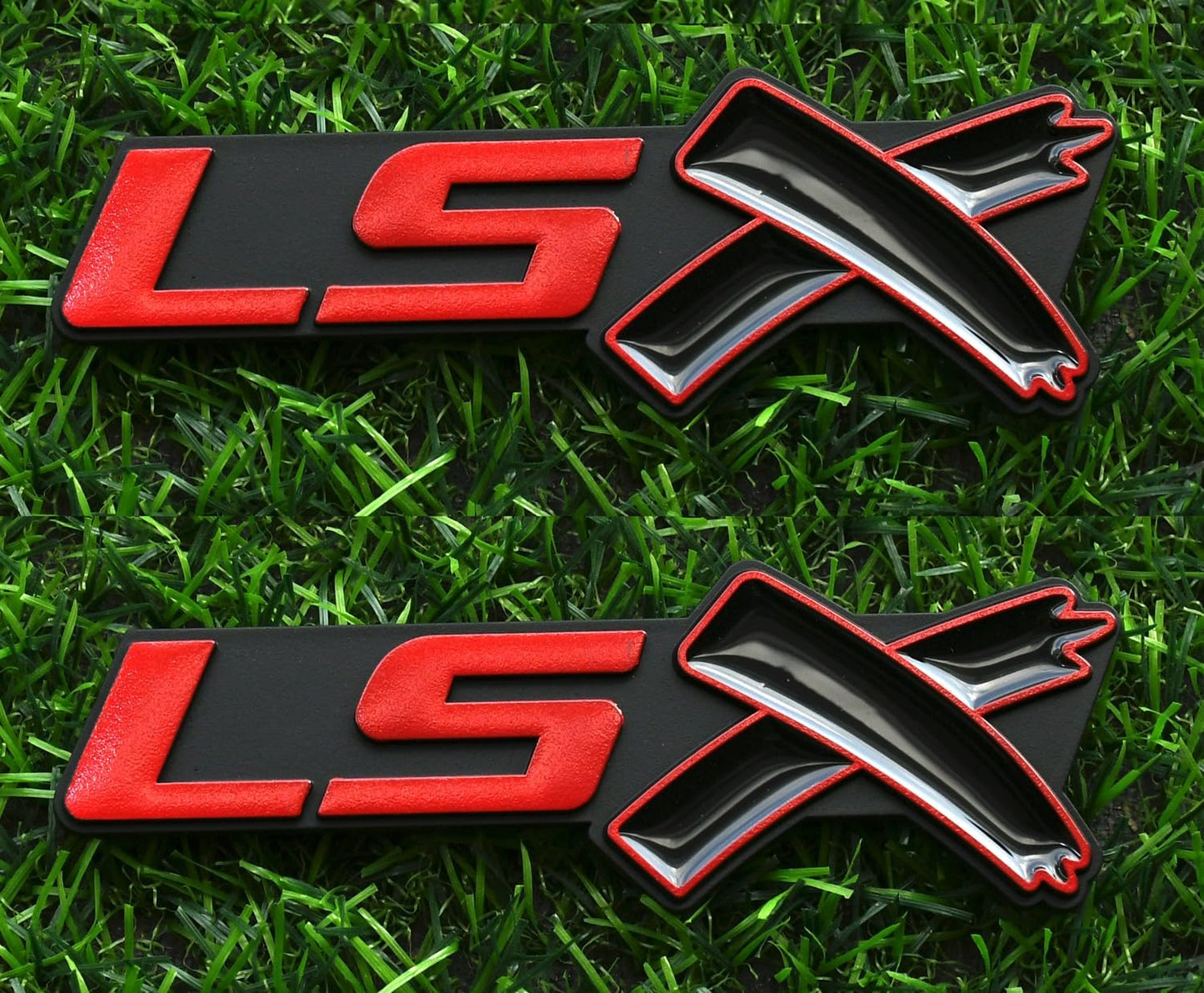 2 Emblemas 3D LSX para guardabarros Chevy Camaro
