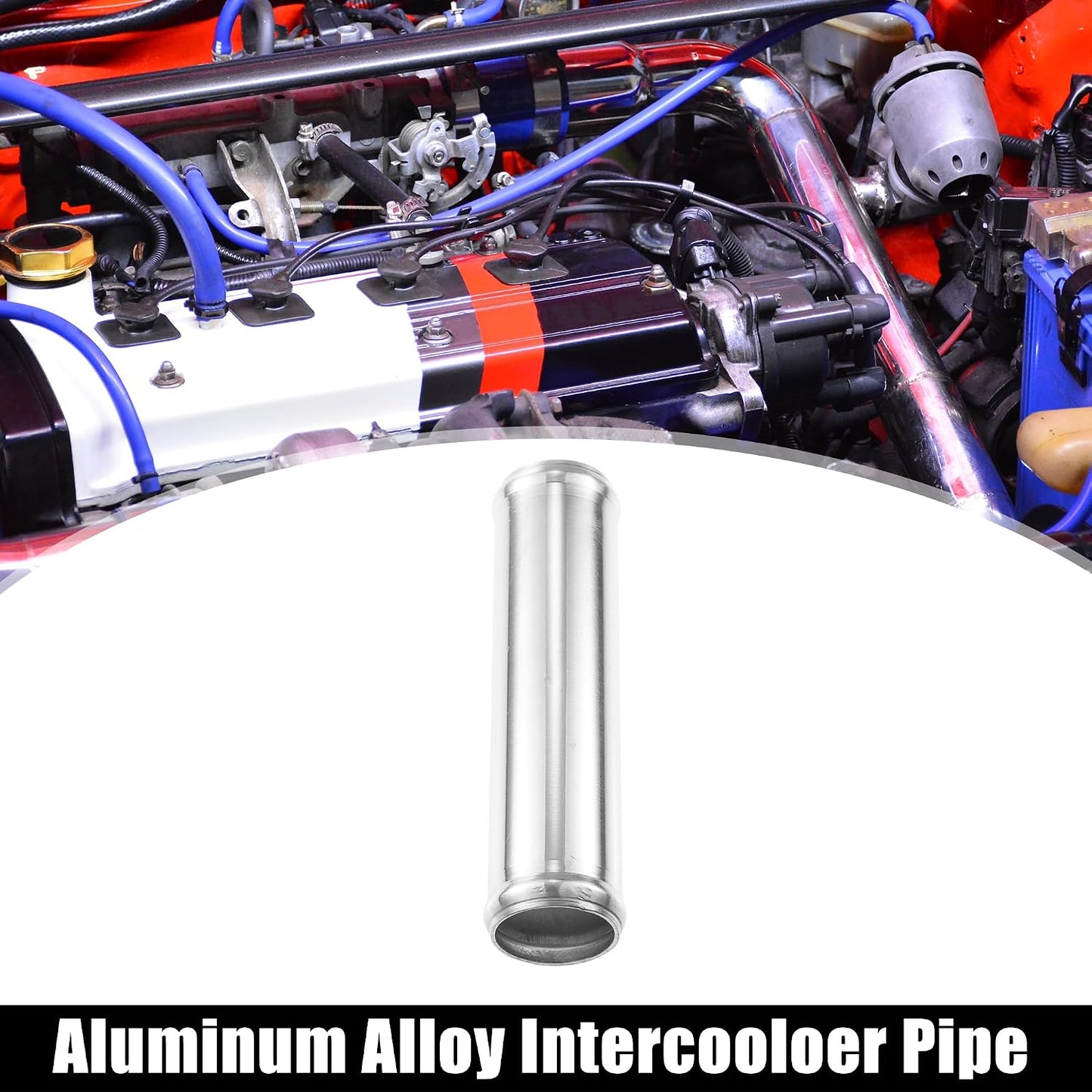 Tubo entrada aire universal aluminio 1.5pulg 6pulg 2uds