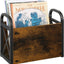 Portarevistas estante piso cesta organiz. carpetas libros