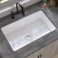 Fregadero cocina arcilla refractaria 32x19pulg doble montaje