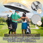 Paraguas golf 62/68" UV doble toldo ventilado