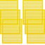 6 Unids Excluder Reina Abeja Plástico 10 Marcos Amarillo
