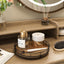 Bandeja giratoria Acacia 9" baño cocina estilo granja