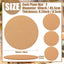 2 Posavasos Corcho 18" Doble Capa Tapete Plantas