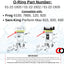 Orings repuesto para comederos King Frog Sani-King