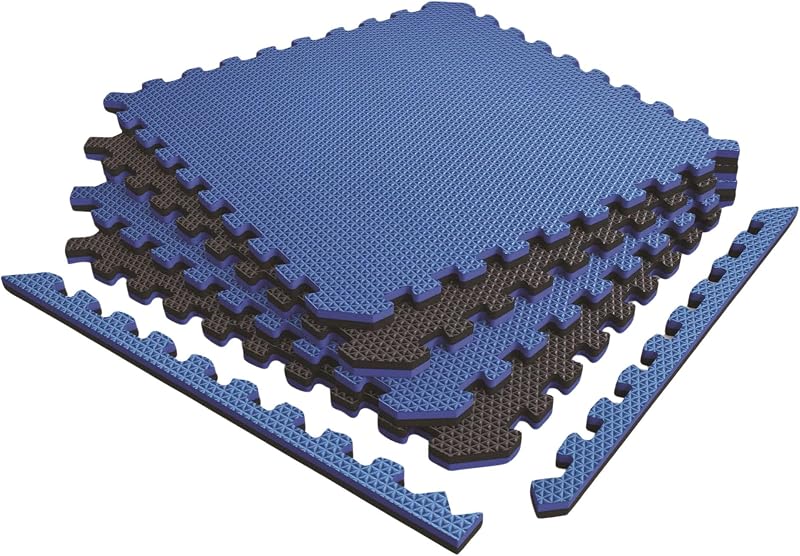Alfombrillas ejercicio reversibles 24x24 16 pies cuadrados