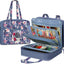 Bolsa viaje gran capacidad con bolsillos transparentes