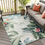 Alfombra área Kula 4x6ft rectangular multicolor gris