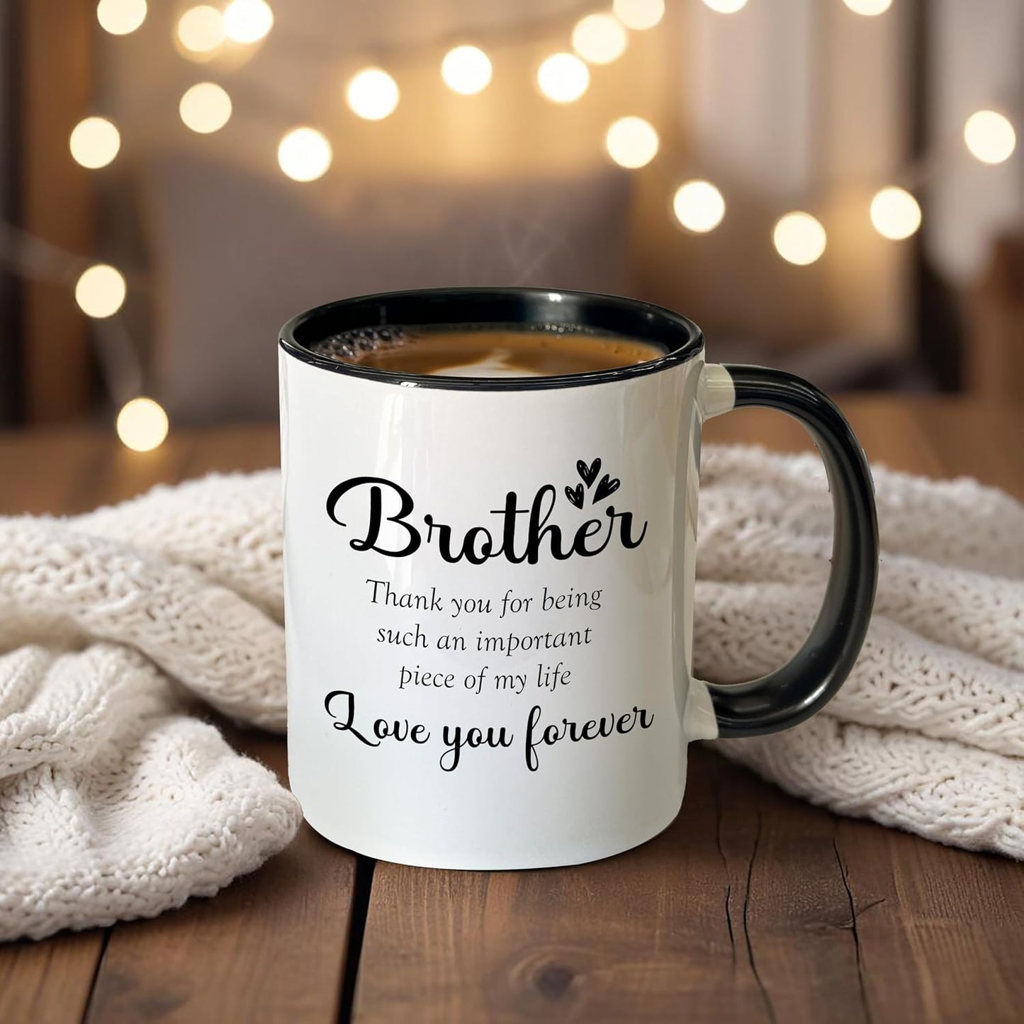 Taza café cerámica 11oz regalo hermanos día padre