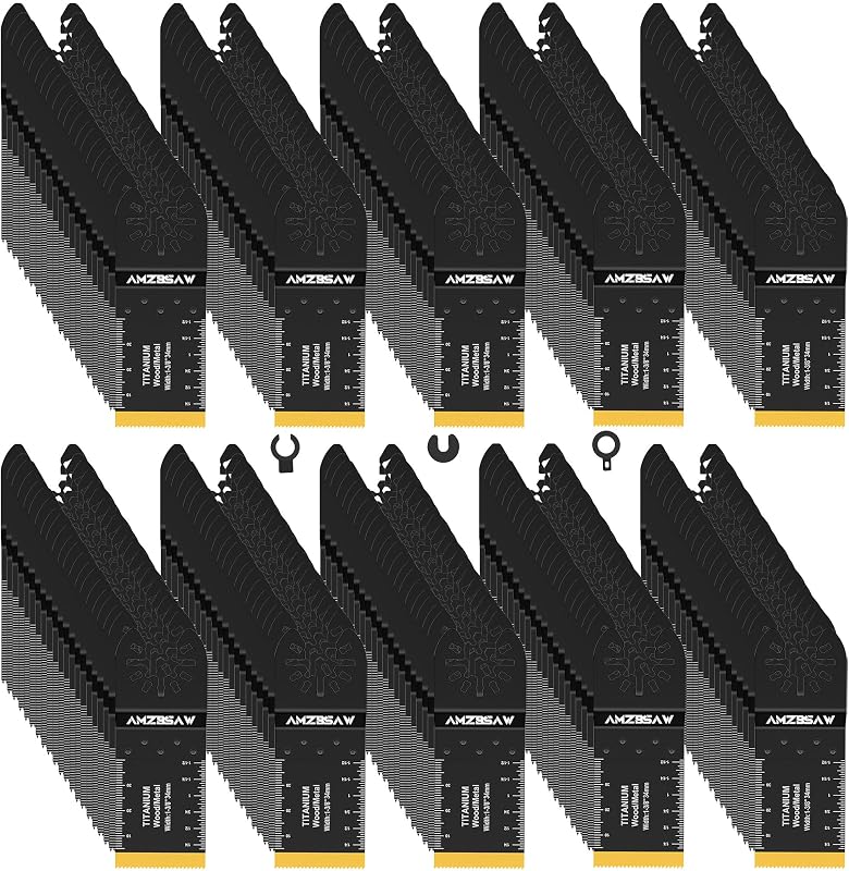 200 Pzas Hojas Herramienta Oscilante para Madera Metal