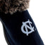 Pantuflas piel oveja sintética NCAA mujer