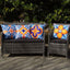 4 Pzas Fundas Almohada Exteriores 20x20" Florales Bohemio