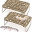 2 Hamacas Reptiles con Patas Metal y Tumbona Decorativa