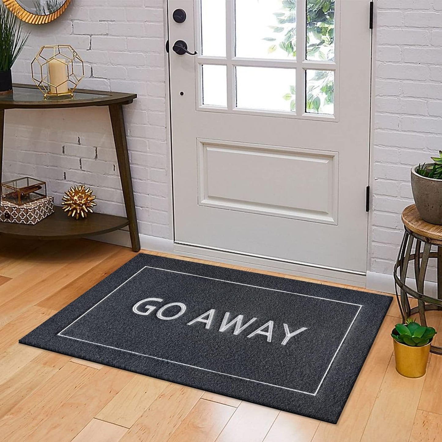 Tapete puerta granja 36x24pulg antiderrap negro