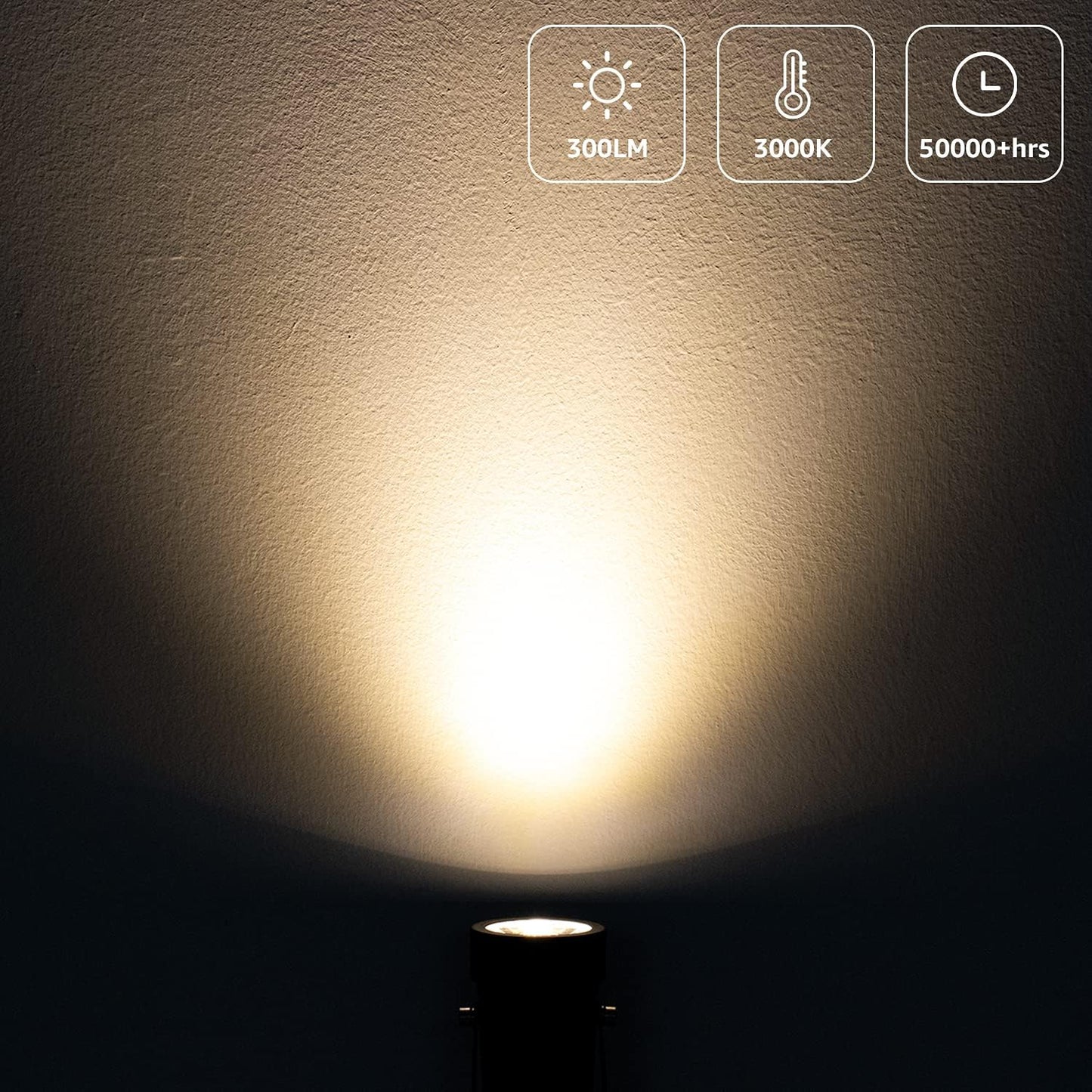 4 Focos LED Interior 120V Luces Acento 5.9"