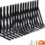 16 Soportes Estante 12" Acero Negro Resistente