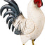 Estatuas animales metal gallo 14pulg decoración jardín