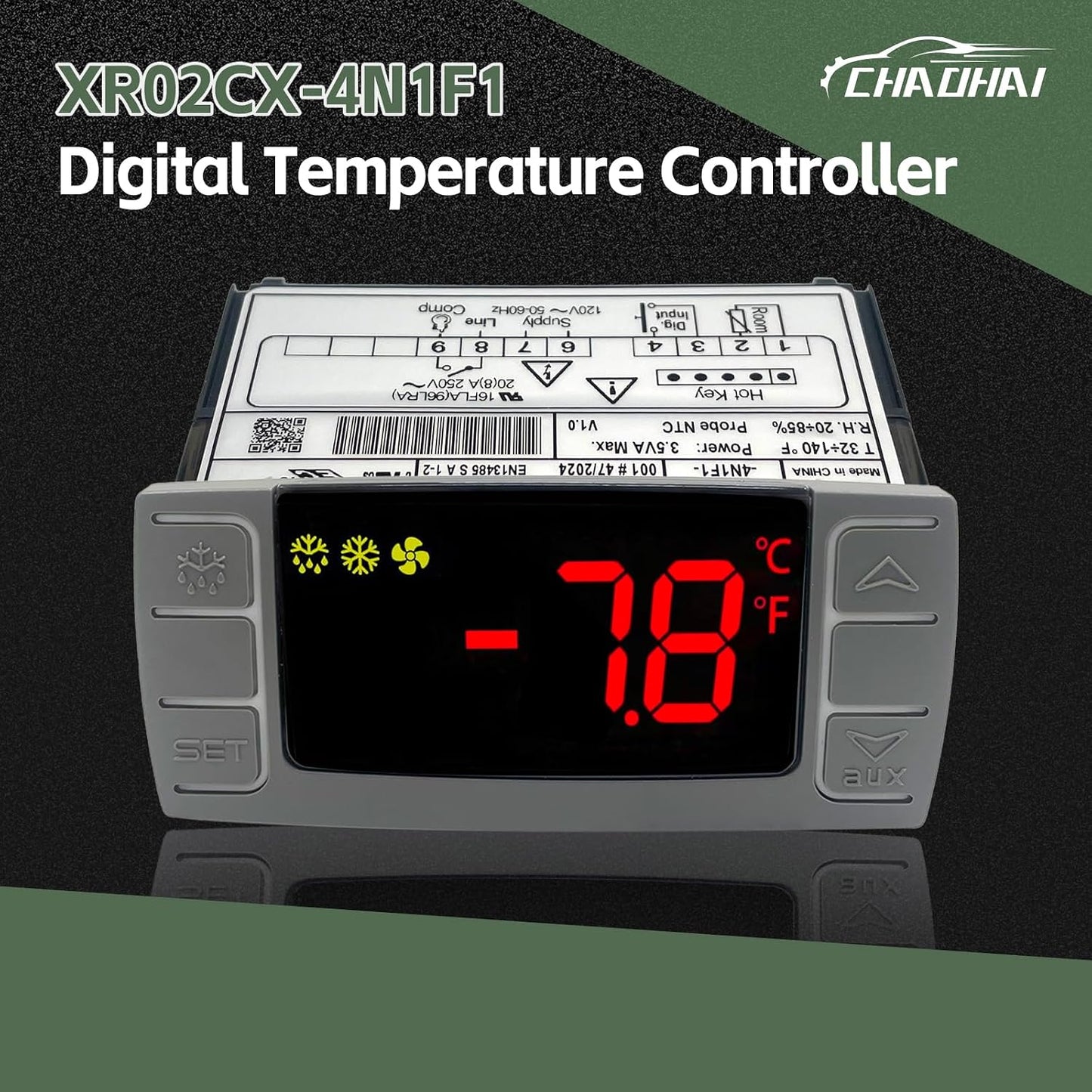 Control temperatura refrigerador Dixell 120V con sondas NTC