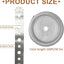 2 Correas Galvanizadas para Tubería 3/4" x100ft con Orificio
