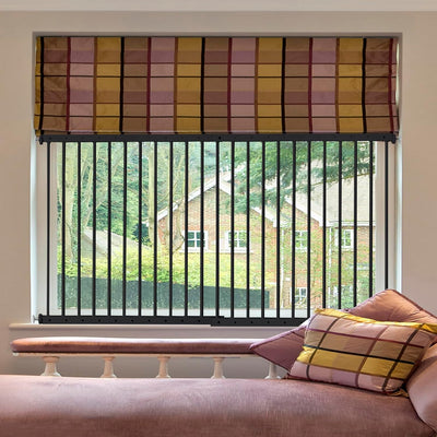 Protectores ventana ajustables 32.9-61.4pulg 2 Pzas Negro