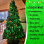 Guirnalda luces Navidad 66ft 200LED impermeable enchufable