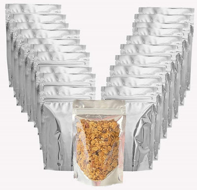 Bolsas Mylar sellables con cremallera para alimentos
