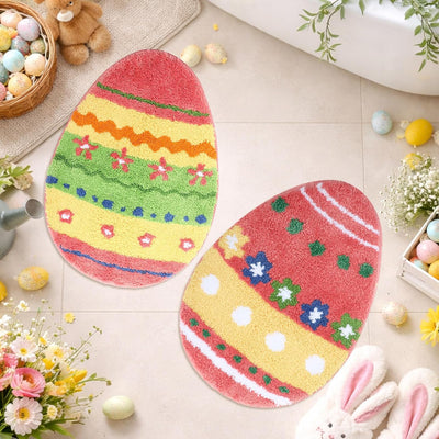 Tapete baño Pascua 20x28pulg antideslizante lavable