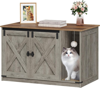 Caja arena gatos armario oculto 39x22x25pulg