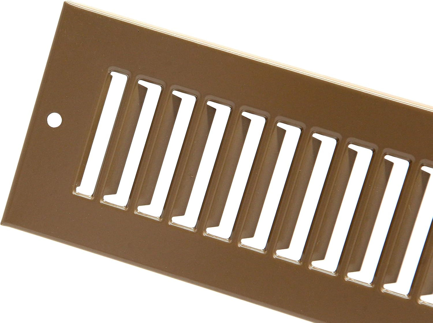 Rejilla ventilación 4x10pulg cubierta registro HVAC marrón