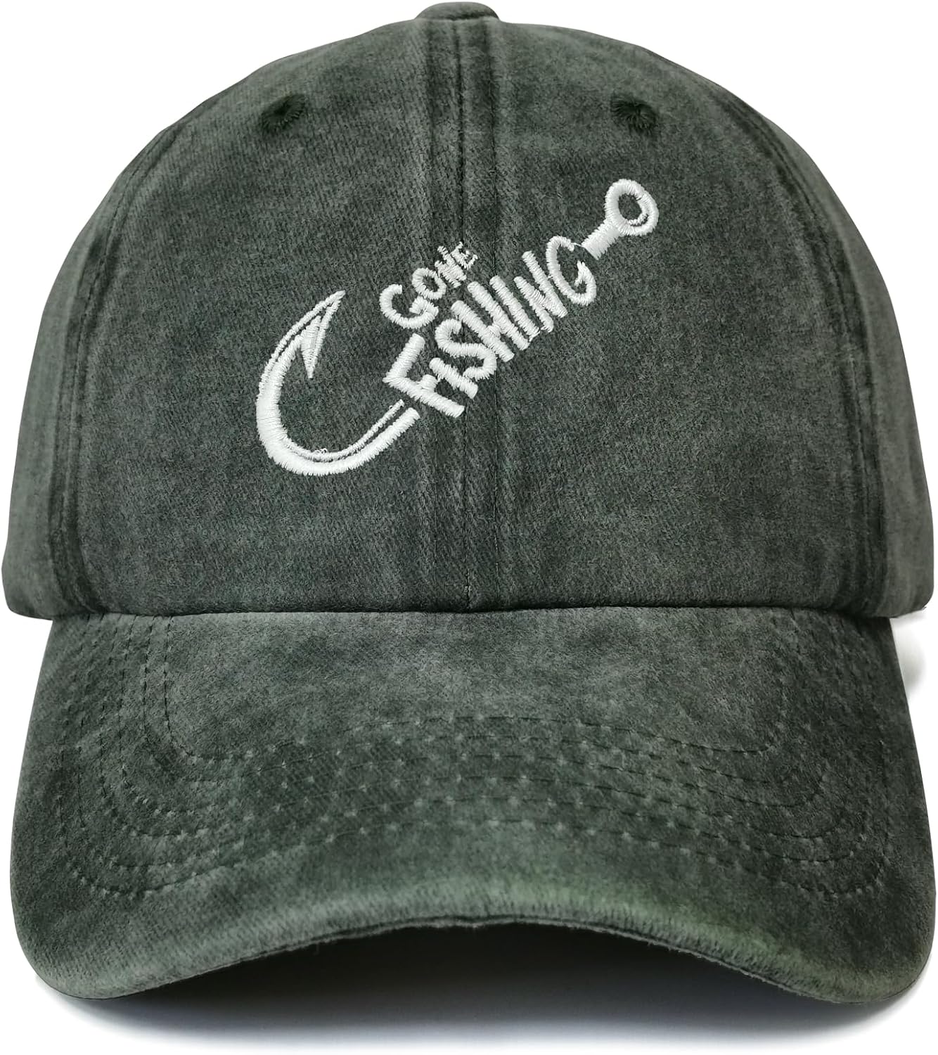 Sombrero dad tejido algodón ajustable para pescador