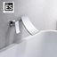 Grifo bañera cascada pared mango zurdo cromo alta flow
