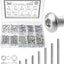 Kit 540 Pzas Tuercas y Pernos Acero Inox M3 6-30mm