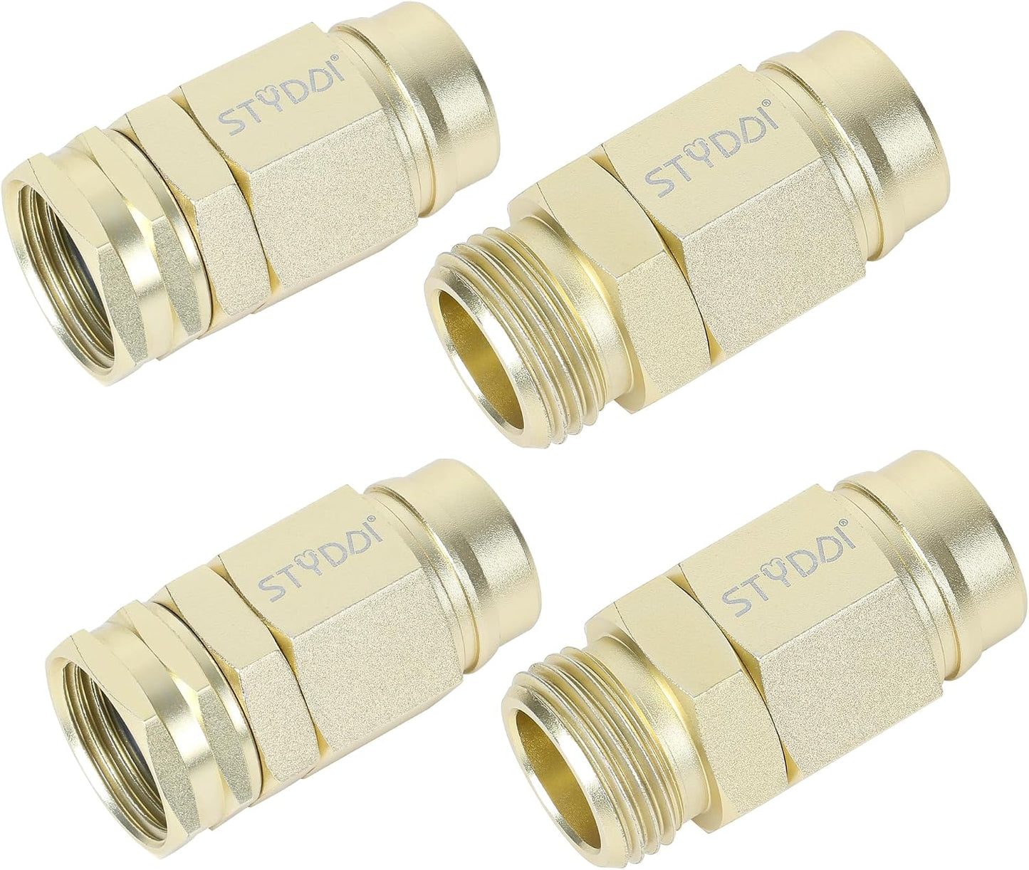 Conector manguera jardín 5/8" aluminio premium