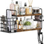 Soporte 3en1 para secador pared 2 niveles cesta desmontable