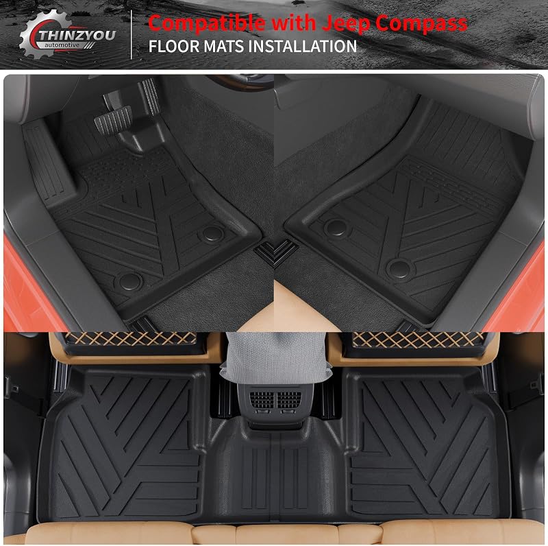 Alfombrilla TPE Jeep Compass 17-26 maletero asiento