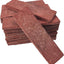 40 Pzas Chapas Ladrillo Rojas 2.4x7.9pulg para Decoración